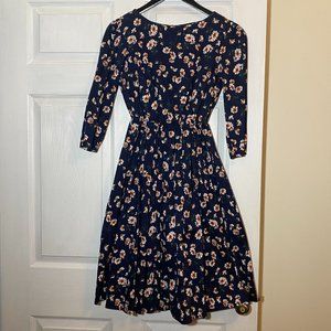 VOVK _ UKRAINIAN BRAND Midi Floral Dress